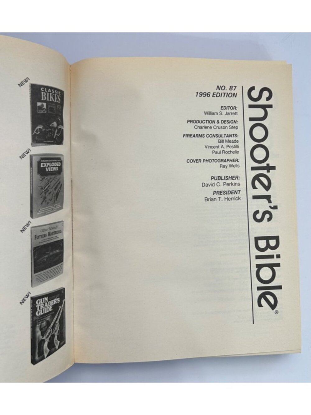 Shooters Bible No. 87 1996 Edition Firearms Reference Guide Stoeger Publishing - Picture 11 of 11